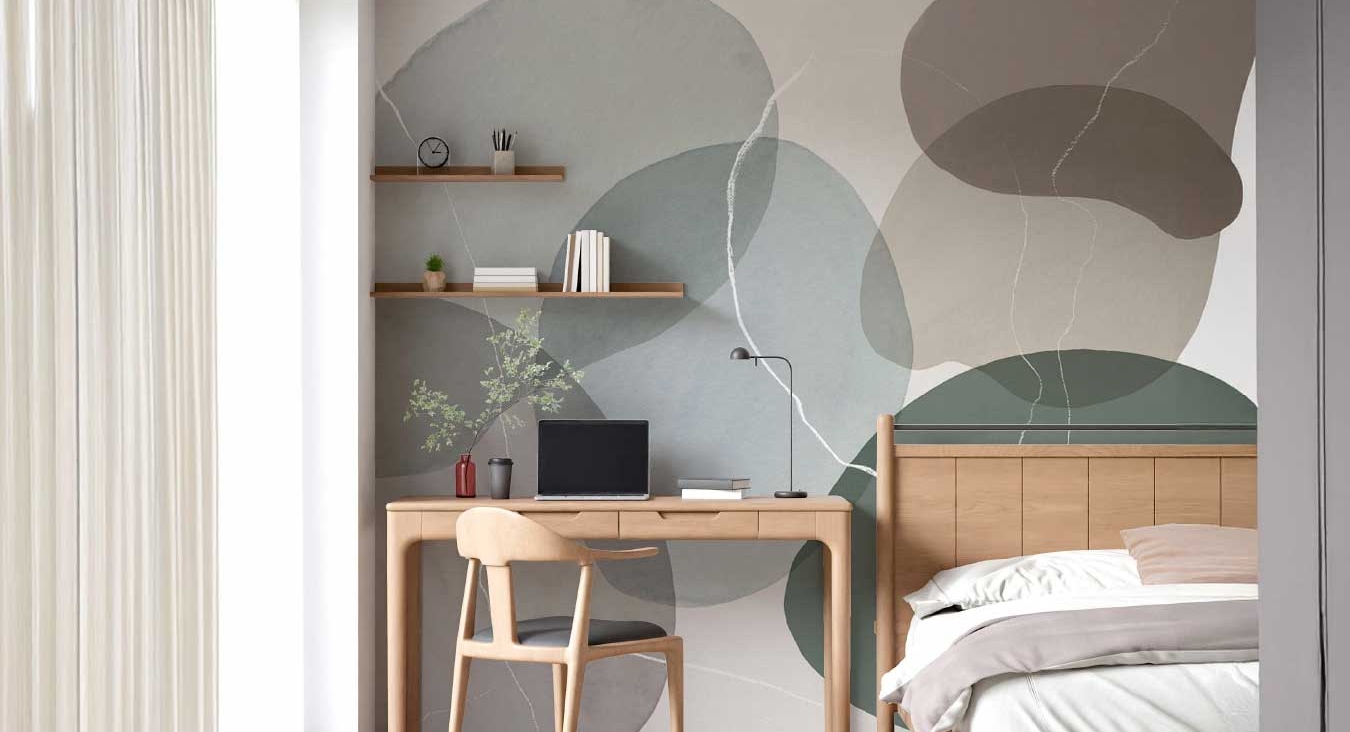 calm wall mural
